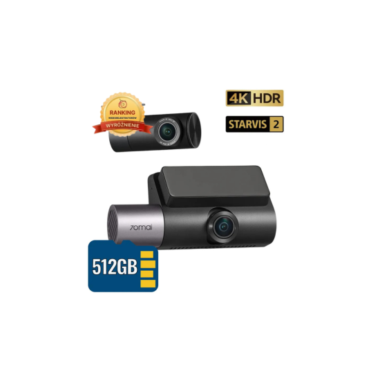 Kamera samochodowa 70mai 4K T800 Premium Set 3CH
